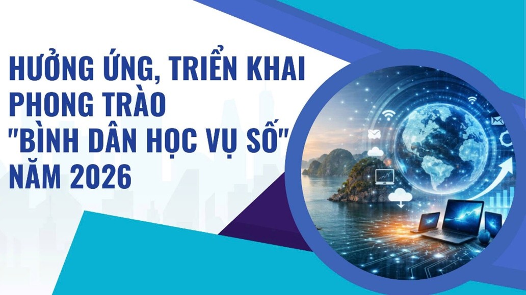 Hưởng ứng, triển khai Phong trào "Bình dân học vụ số" năm 2026