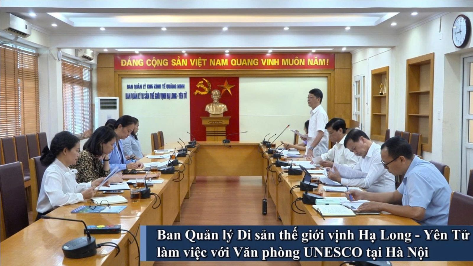 Ban Quản lý di sản thế giới vịnh Hạ Long – Yên Tử làm việc với văn phòng UNESCO tại Hà Nội