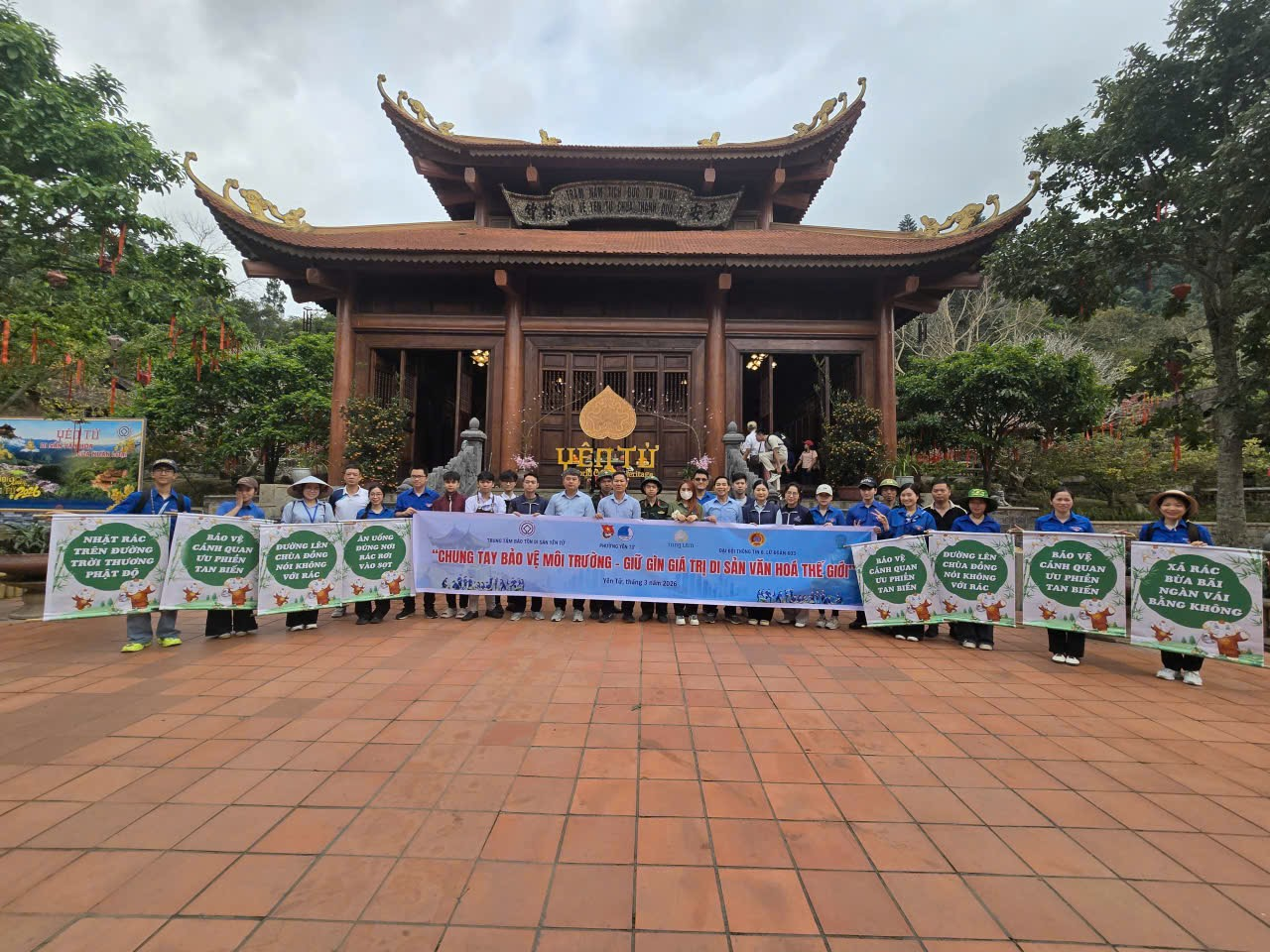 Tuổi trẻ Yên Tử chung tay gìn giữ Yên Tử “Xanh”