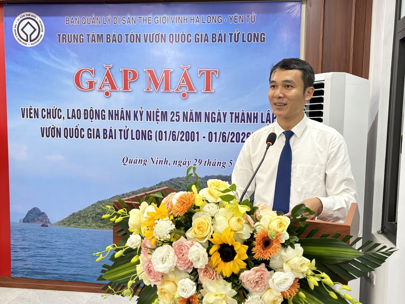 Gặp mặt viên chức, người lao động nhân dịp kỷ niệm 25 năm ngày thành lập Vườn Quốc gia Bái Tử Long (01/6/2001 – 01/6/2026)