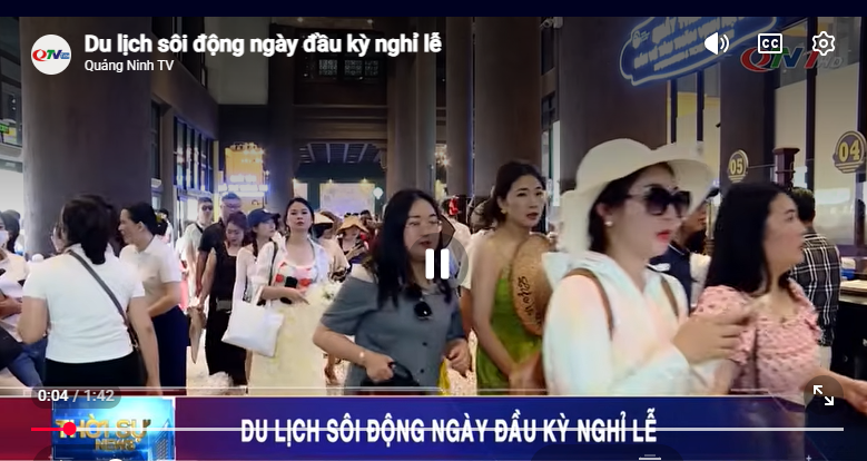 Du lịch sôi động ngày đầu kỳ nghỉ lễ