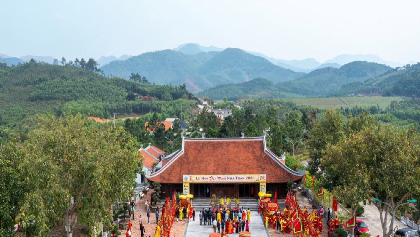 Nơi thờ đầy đủ bài vị các vị vua và tôn thất nhà Trần tại Quảng Ninh