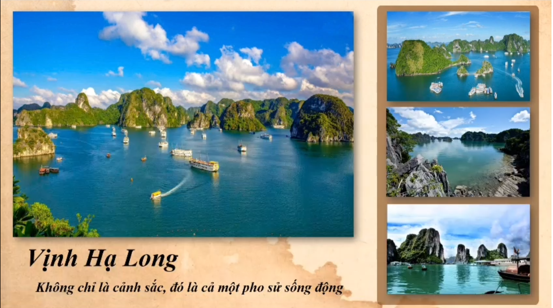 vịnh Hạ Long - Pho sử sống động
