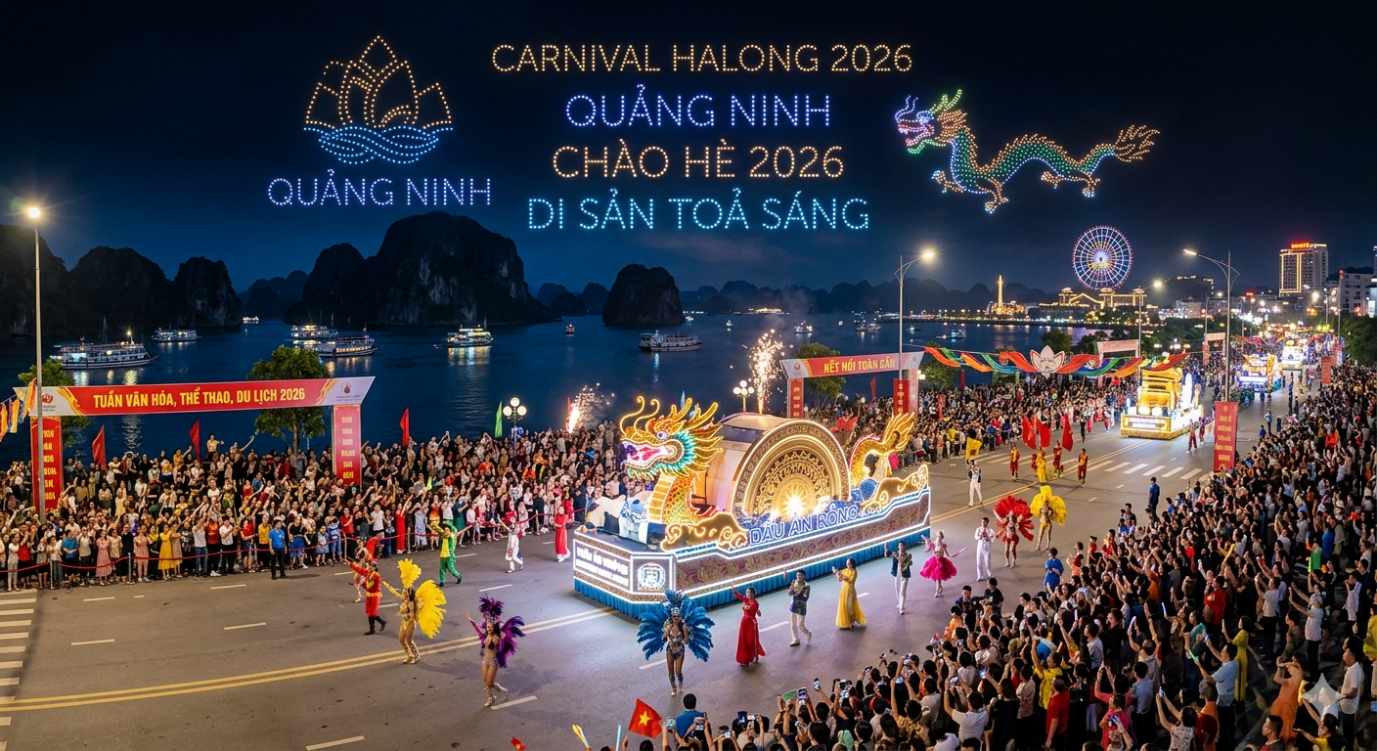 Carnaval Hạ Long 2026 - Kỳ quan bừng sáng kỷ nguyên mới
