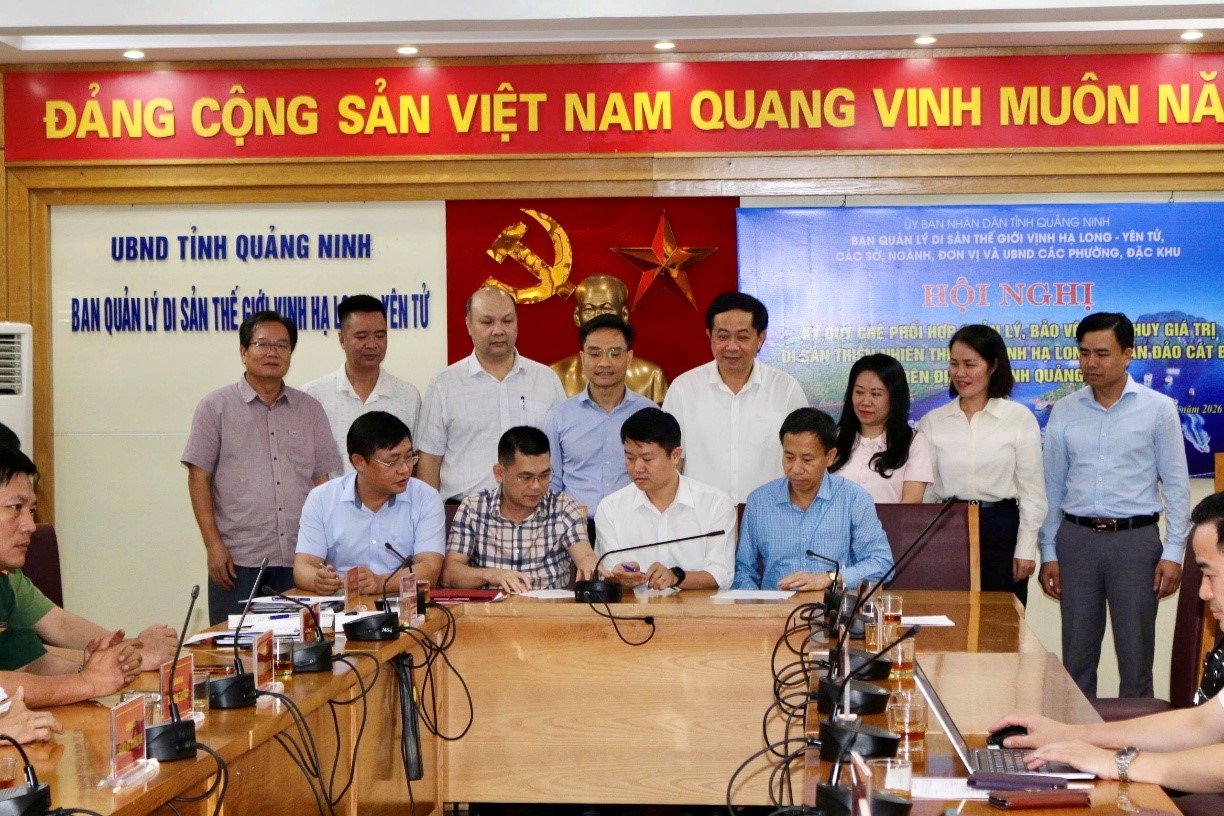 Phối hợp quản lý, bảo vệ, phát huy giá trị Di sản thiên nhiên thế giới vịnh Hạ Long - Quần đảo Cát Bà