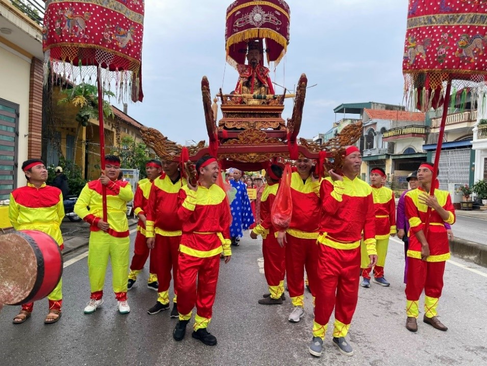 Nghi lễ rước tượng Đức Thánh Trần tại Lễ hội Bạch Đằng 2026: Trang nghiêm, giàu bản sắc văn hóa