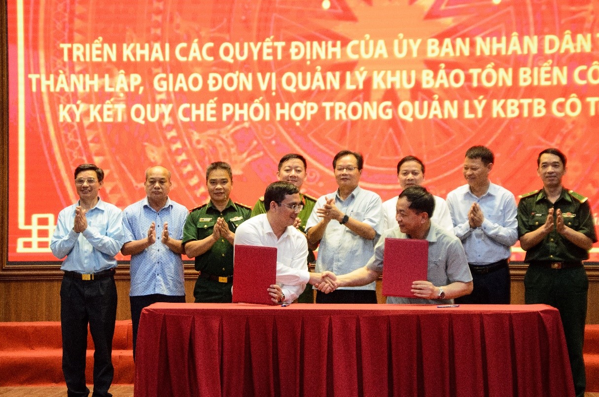 Thành lập Khu bảo tồn biển Cô Tô – Đảo Trần và ký kết quy chế phối hợp quản lý